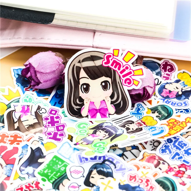 

42pcs Creative kawaii Japanese Cheerleader girl 4 scrapbooking stickers /decorative sticker /DIY craft photo albums/Children