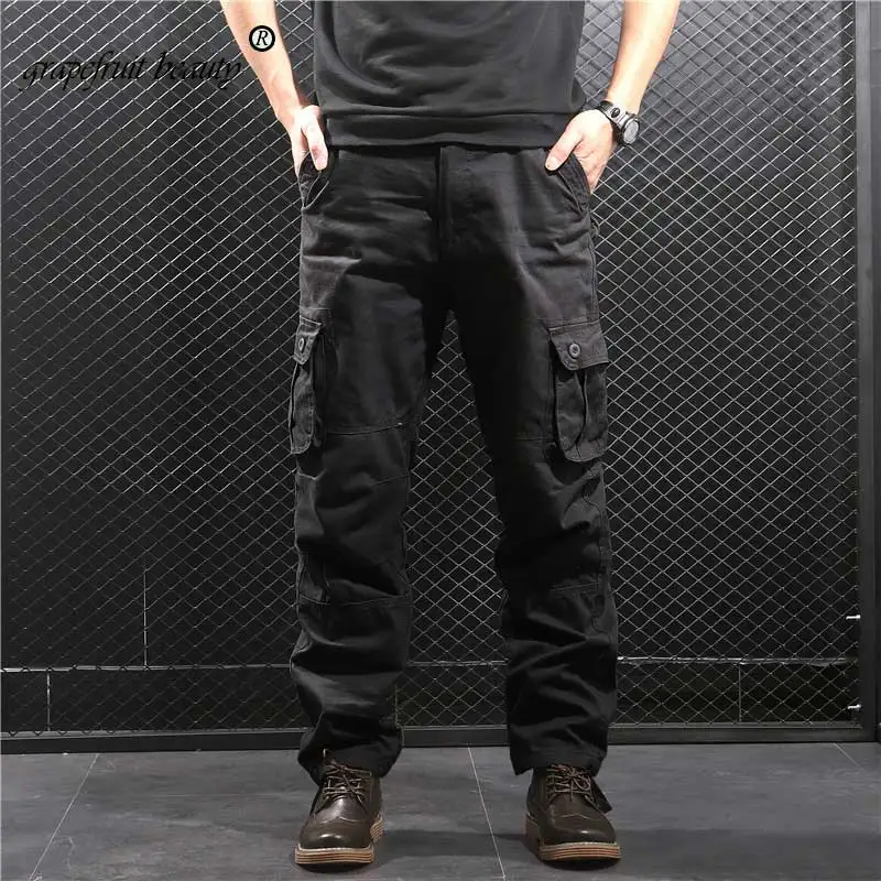 

Cotton Mens Jogger Autumn Hot sales army style men cargo pants Men Camouflage Military Pants Loose Comfortable Trousers jogger