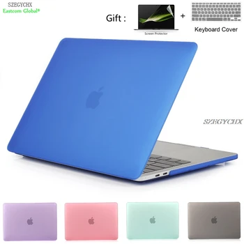 

Crystal Matte Hard Laptop Case for Macbook Air 11 13 Pro Retina 12 13 15 touch bar For Macbook New Air 13 A1932 2018 Shell Cover
