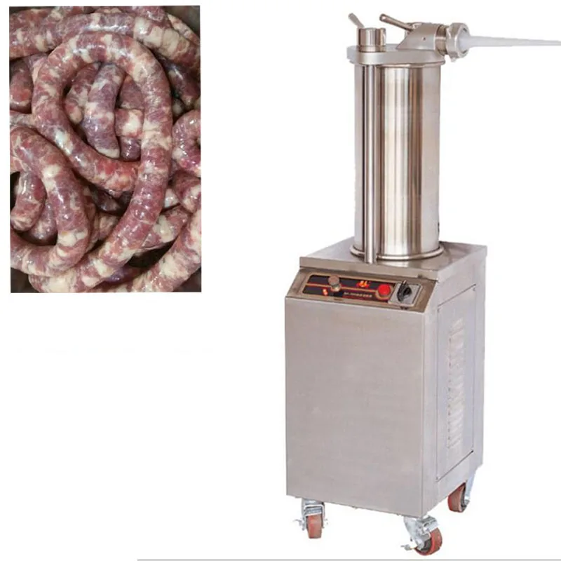 Commercial Hydraulic Pressure Meat Extruder Sausager Filling Machine