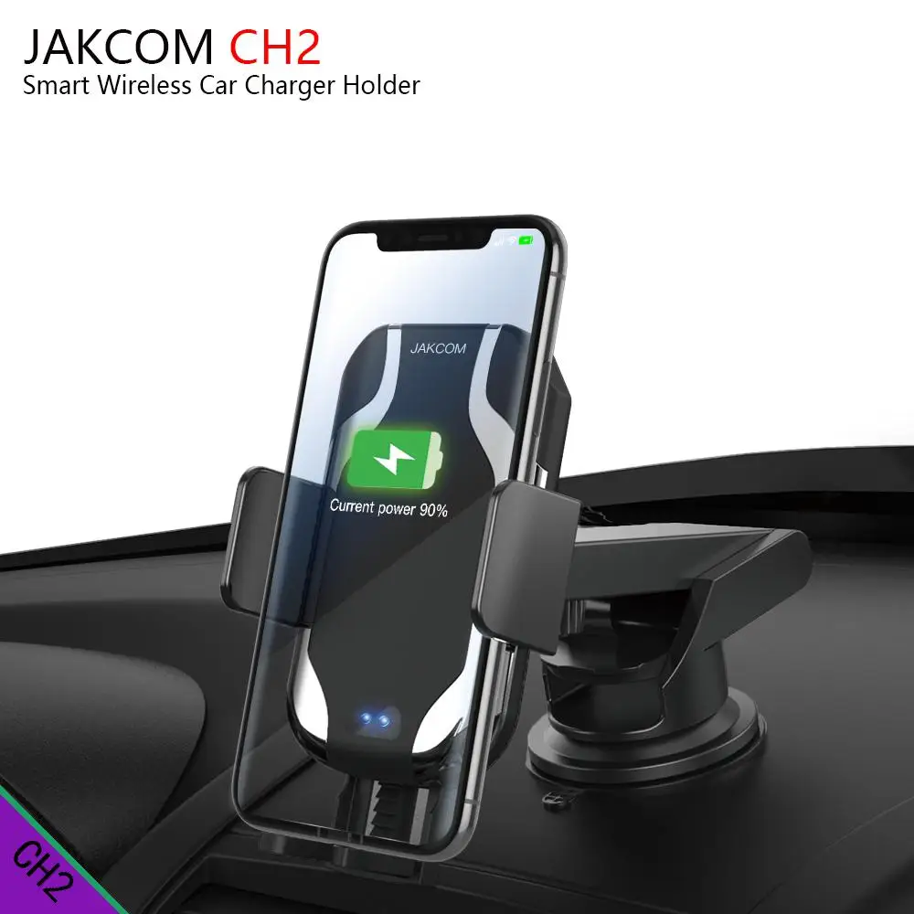 

JAKCOM CH2 Smart Wireless Car Charger Holder Hot sale in Mobile Phone Holders Stands as doraemon soporte movil auto pocophone f1