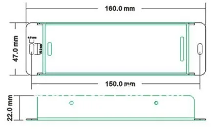 DALI диммер и светодиодный драйвер W/TOUCH DIM Функция 1 канал DC12-24V постоянное напряжение один выход