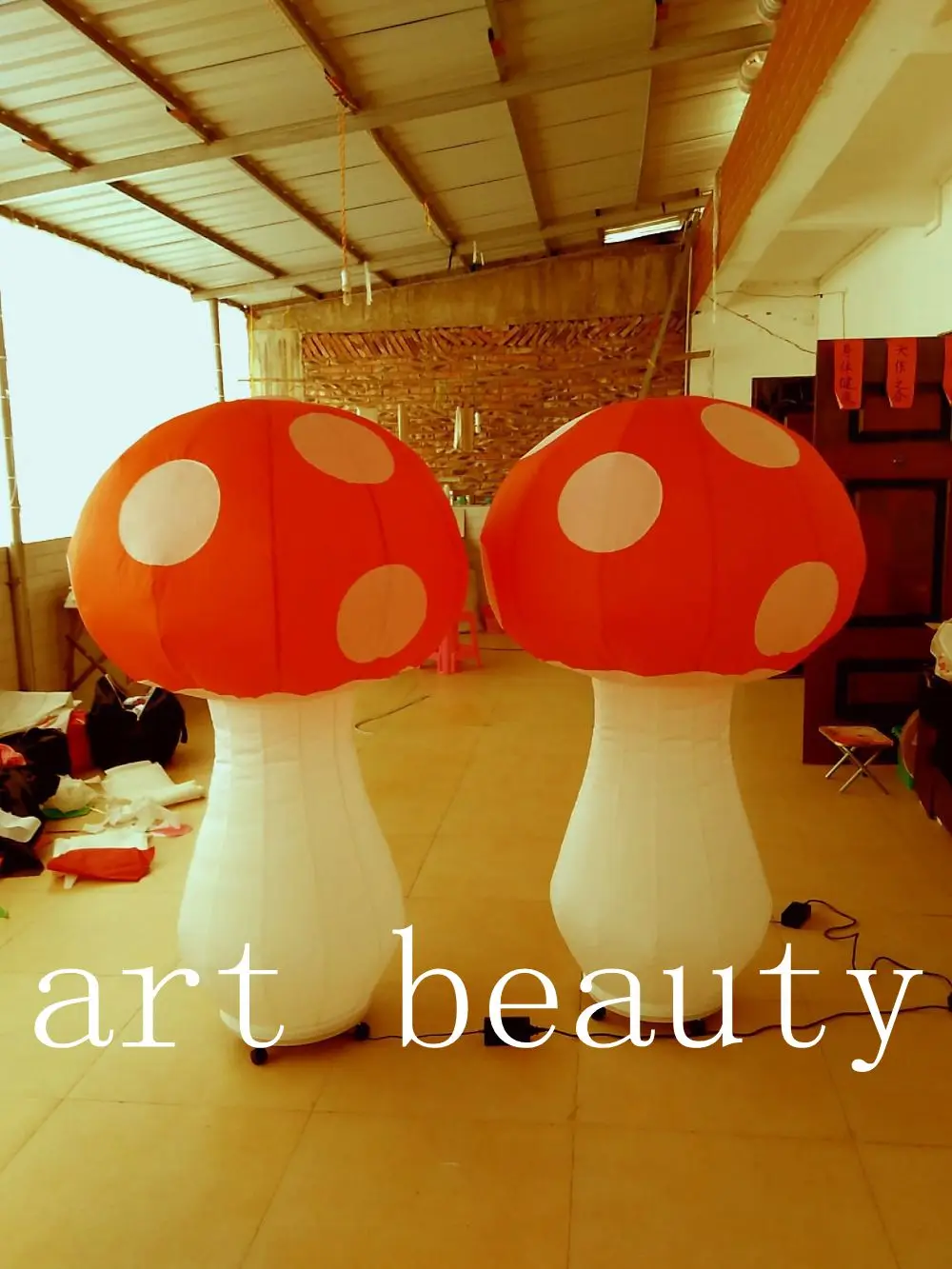 1 5m Wholesale Cheap Small Inflatable Mushroom Balloon For Party