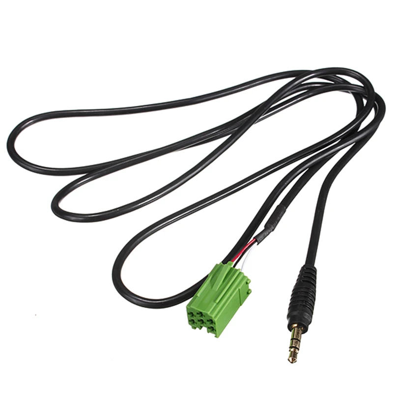 

For RENAULT 3.5MM AUX INPUT ADAPTOR CABLE LEAD For RENAULT CLIO MEGANE LAGUNA SCENIC iPhone