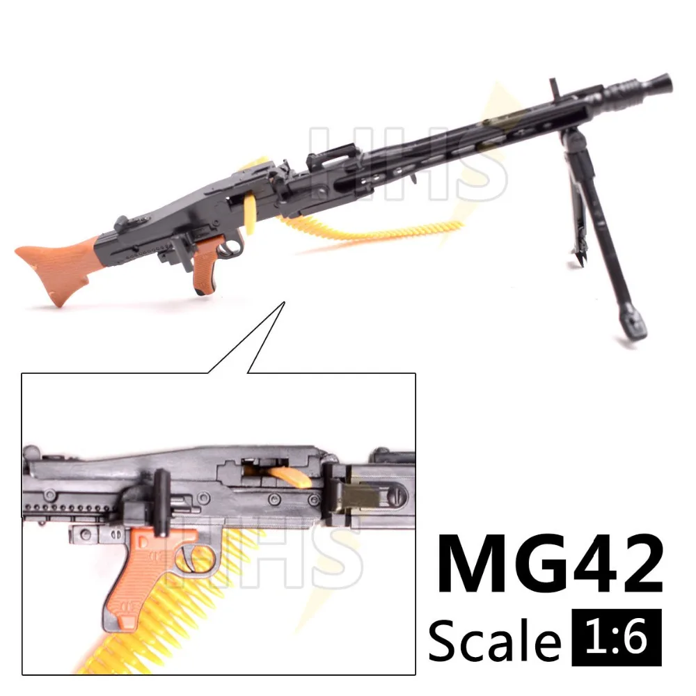 1:6 1/6 масштаб 12 дюймов фигурки аксессуары для второй мировой войны MG42 тяжелый