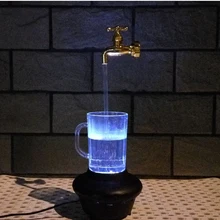 Креативная Волшебная подвеска, красочная чаша лампы, светодиодные ночники, Подвесной Кран, новинка, освещение для кухни, новинка, принадлежности для вечеринки, лампа