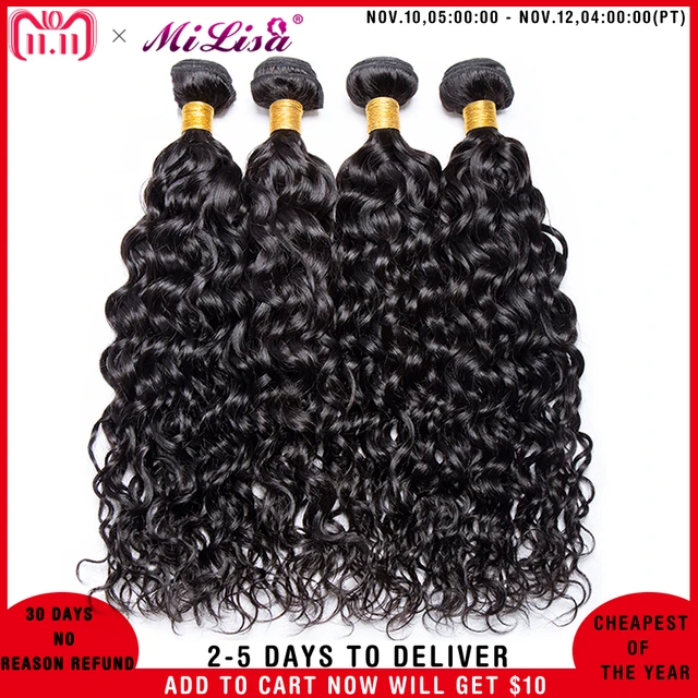 Cheap Mi Lisa Brazilian Water Wave 1 / 3 Bundle Deals 100% Human Hair Weave Bundle Remy Brazilian Hair Water Wave Hair Extensions Cheap Mi Lisa Brazilian Water Wave 1 / 3 Bundle Deals 100% Human Hair Weave Bundle Remy Brazilian Hair Water Wave Hair Extensions