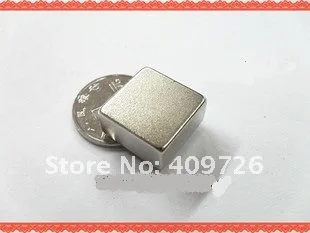 

N35 (Nd-Fe-B)High strength magnet 20mm X 20mm X 5mm size free shipping 10PCS/LOT