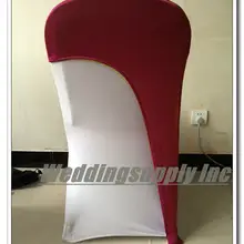 100 бордовый спандекс Чехол для стула на верхнюю часть