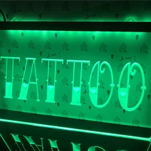 I550-тату Магазин Бар Паб искусство пирсинг светодиодный световой знак