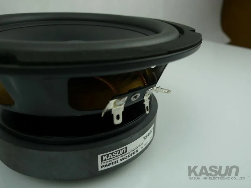 1 шт. Kasun TS-632 6 дюймовый динамик вуфера драйвер блок большой магнит Черный ПП Конус глубокий резиновый объемный Fs = 40 Гц 8 Ом 130 Вт d167мм