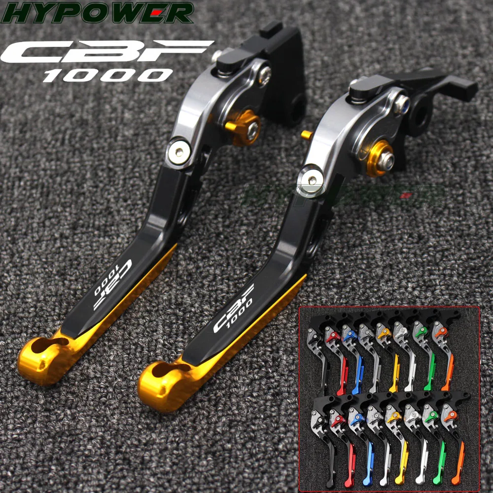 

16 Colors CNC Adjustable Folding Extendable Motorcycle Brake Clutch Levers For Honda CBF1000 CBF 1000 2006 2007 2008 2009