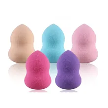 10 шт./компл. Профессиональный красочная губка для макияжа сухой мокрой, пудра, румяна, Foudation BB кремовый косметический пуф