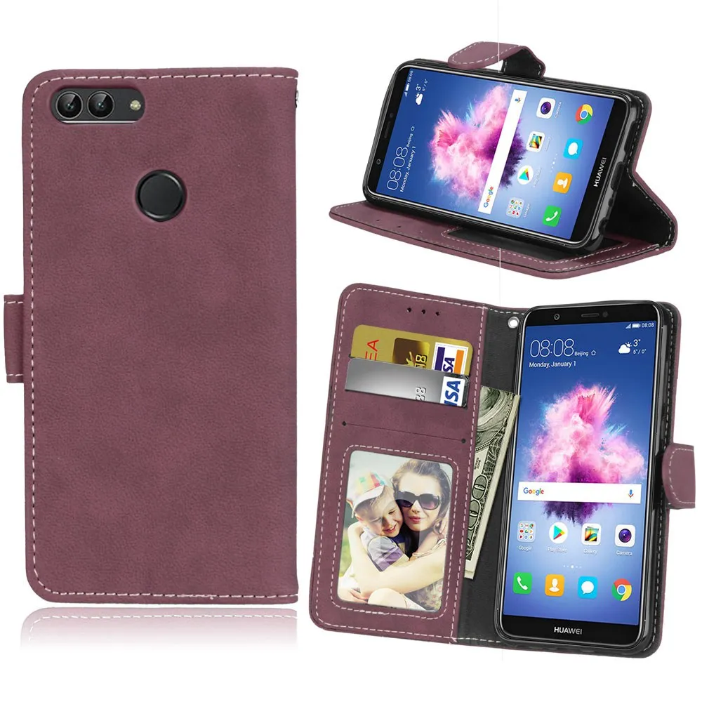 

Luxury Retro Scrub PU Flip Case for Coque Huawei P SMART PLUS NOVA 3 NOVA 3i NOVA 3E Wallet Cover phone Fundas etui caso