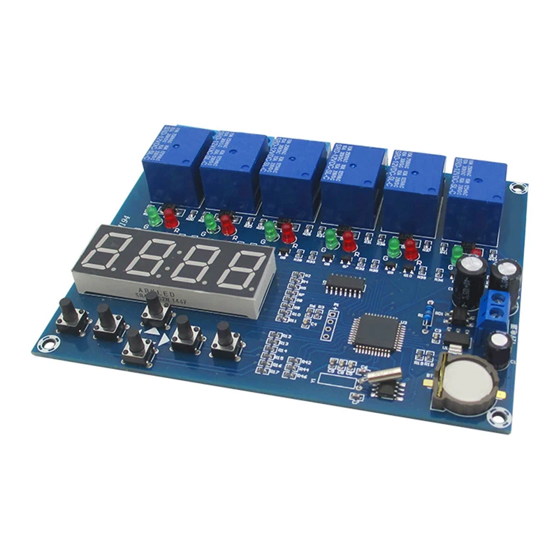 

multiple timing module 5 relay time control board time module