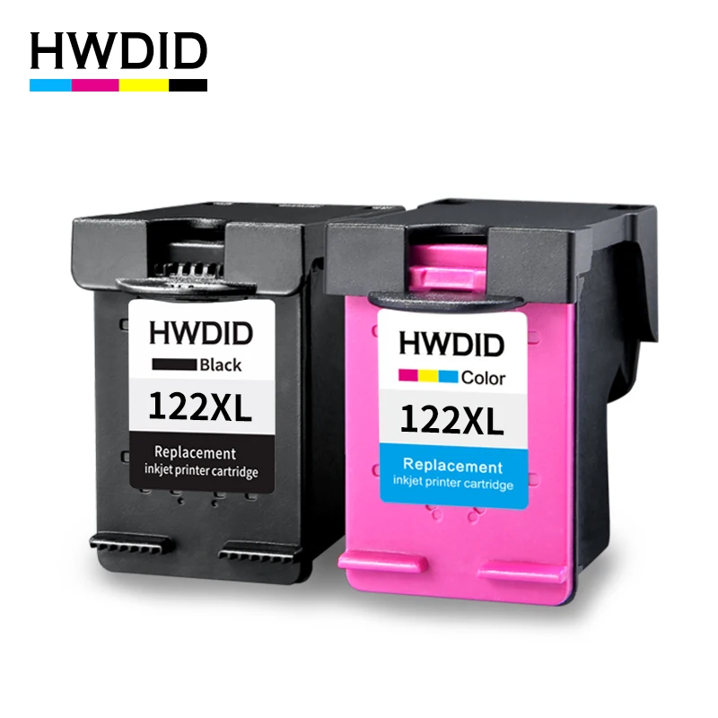 HWDID 122XL заправленный чернильный картридж Замена для hp 122 XL Deskje 1000 1050 2000 2050 3000 3050A 3052A