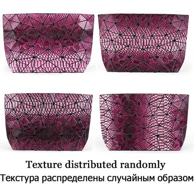 Цветочная поэзия, модная сумка-мессенджер со змеиным принтом, дизайнерская сумка, женская сумка на цепочке, Геометрическая Сумка на плечо для девочки-подростка - Цвет: Rose