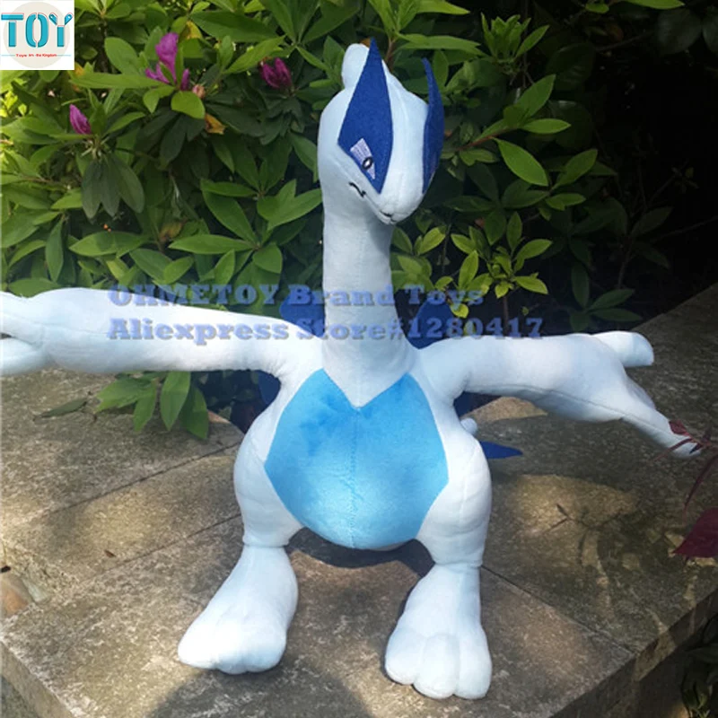 OHMETOY новая Lugia Plushie кукла 55 см игрушка в виде животного детский подарок на день рождения Коллекция Juguetes