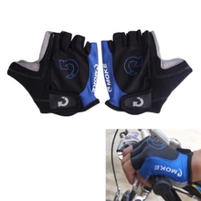 1 PAR Ciclismo Meio Dedo Luvas Almofada de Gel Anti-derrapante Respirável Motocicleta MTB Bicicleta de Estrada