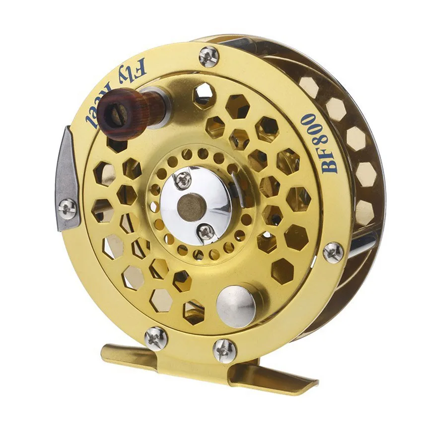 

8 Pack Full Metal Fly Fish Reel Former Ice Fishing Vessel Wheel BF800A 0.5mm/300m 1:1
