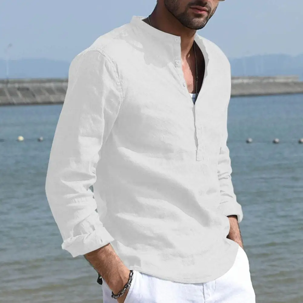baggy white collar shirt