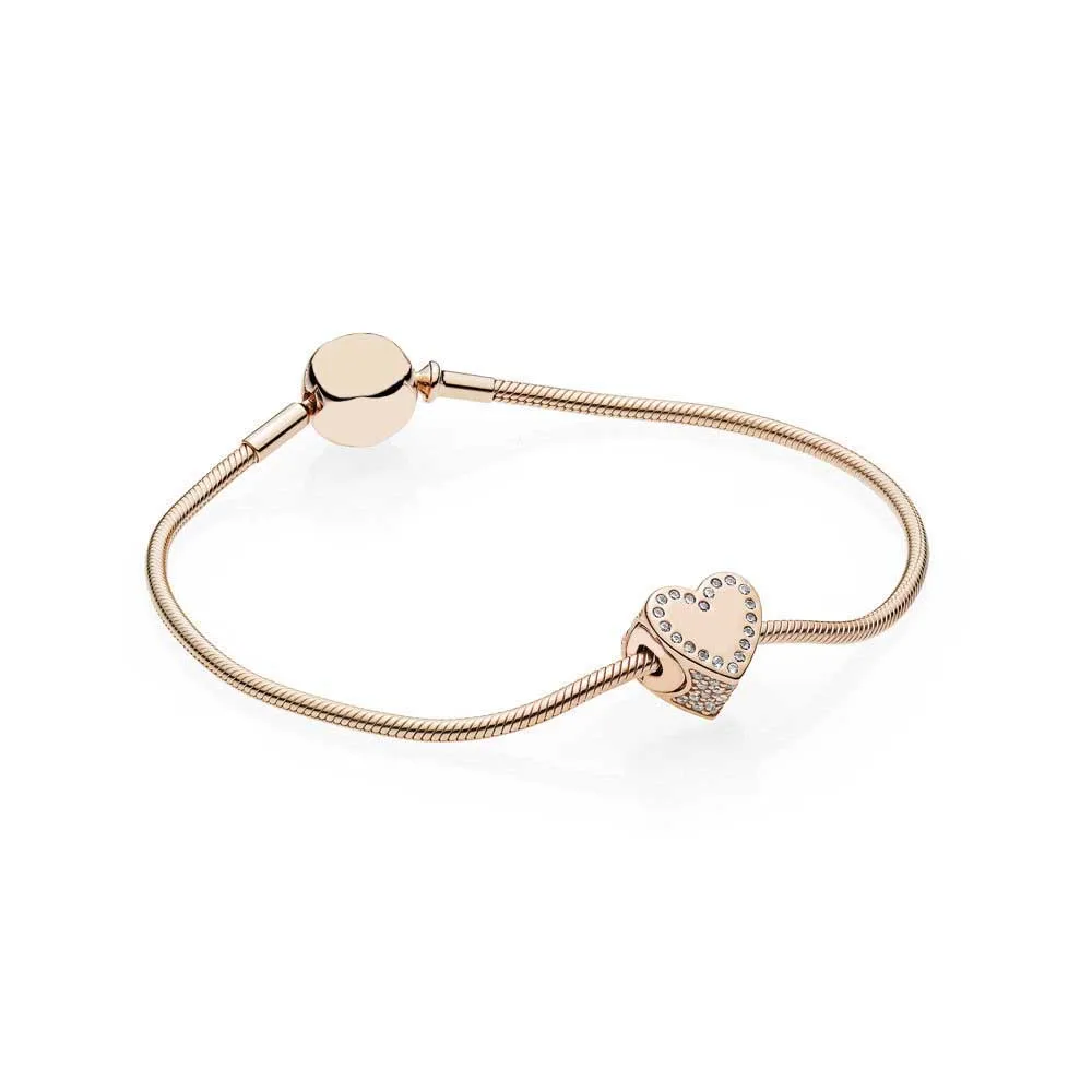 

925 Sterling Silver Dedicated String and Bracelet Set DIY Original Charm Bracelets Jewelry A of Prices Friendship