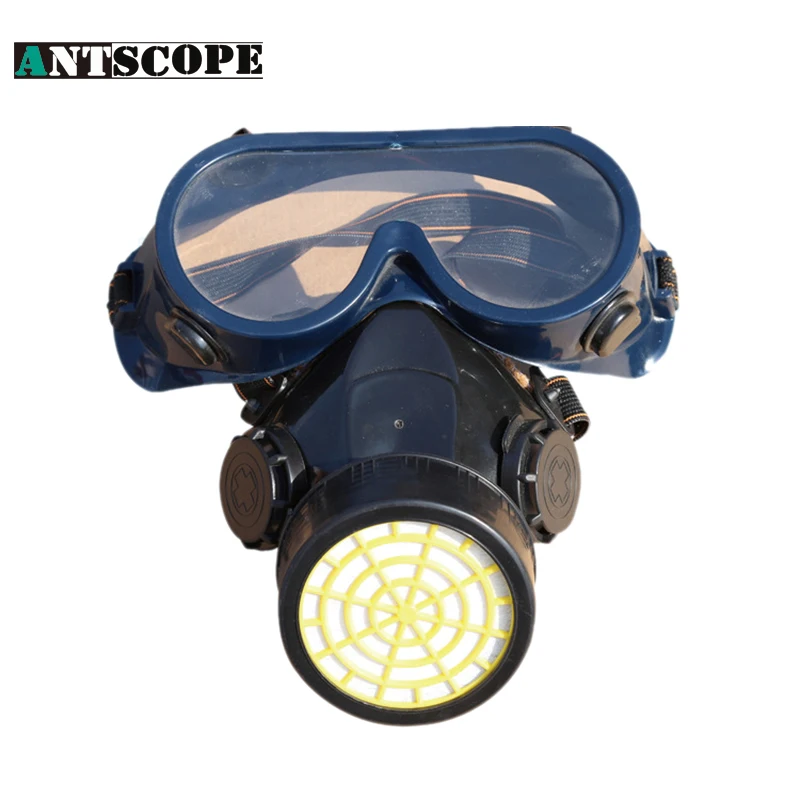 Protective Mask With A filter Chemical Respirator Anti Dust Mask + Eye