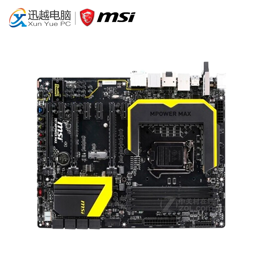 

MSI Z87 MPOWER MAX AC Desktop Motherboard Z87 Socket LGA 1150 i3 i5 i7 DDR3 32G SATA3 USB3.0 ATX