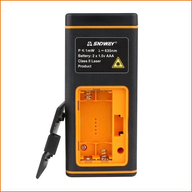 SNDWAY Laser Rangefinder Distance Meter Hunting Rangefinder Range Finder Digital Mini Handheld Tape Measure Laser Distance Meter