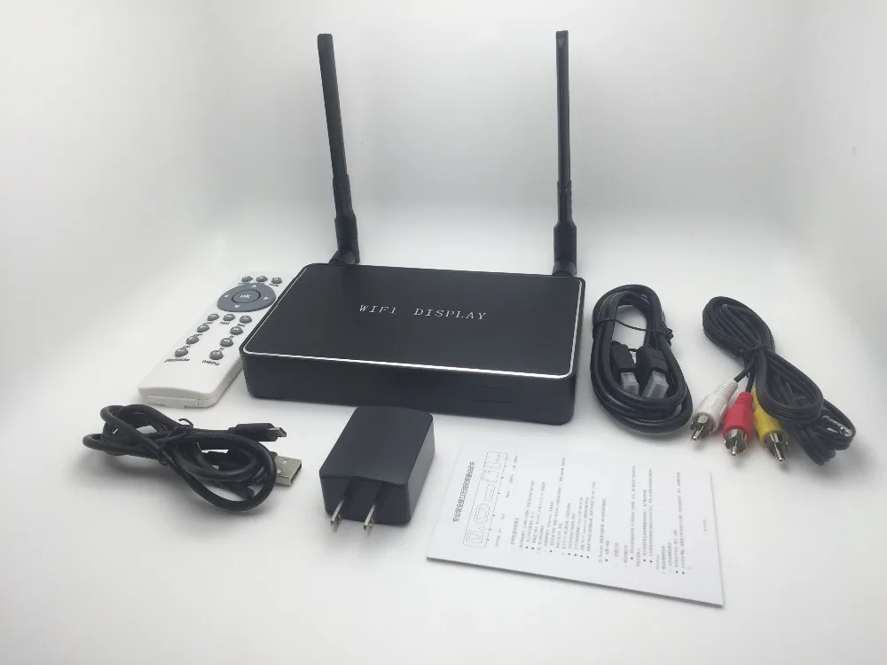 Все в 1 Full HD 1080P медиаплеер с HDMI VGA AV оптическим USB хост 2 4g + 5g двойной wifi 5DBI антенна