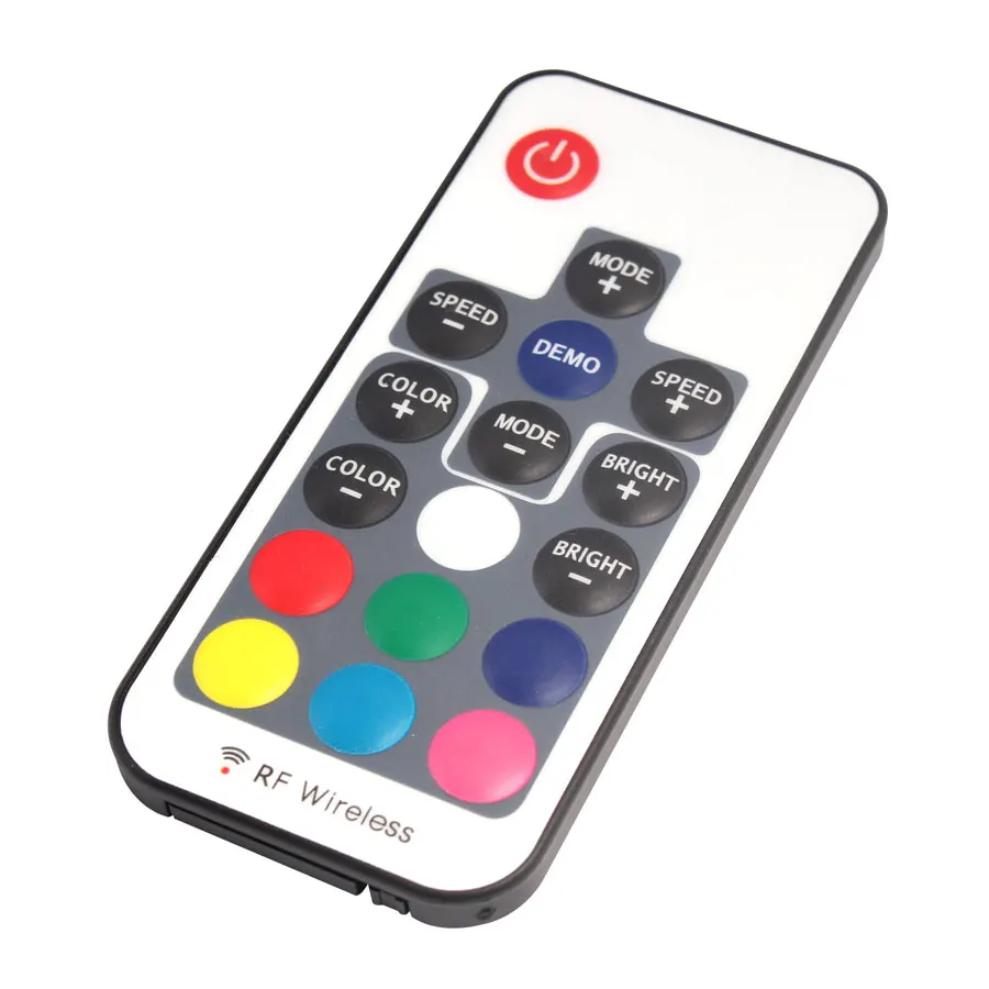 5V RGB контроллер USB RF пульт дистанционного управления 17key 24key 3key 12V 24V Светодиодные