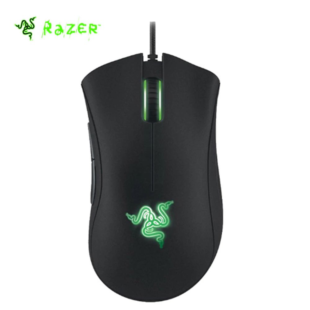 

Razer Two Programmable Thumb Buttons Mouse DeathAdder Expert Professional Wired Gaming Mouse Optical e-Sports Ergonomic 6400 DPI