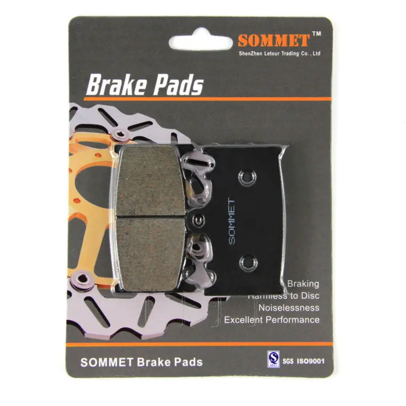 SOMMET Motorcycle Front Brake Pads Disc 1 pair for Suzuki GSX 650 FK8/FK9/FL0/FL1/FL2 2008-2014 SOMMET Motorcycle Front Brake Pads Disc 1 pair for Suzuki GSX 650 FK8/FK9/FL0/FL1/FL2 2008-2014