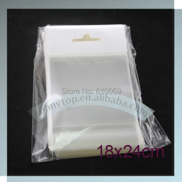 

opp header bag cello bag C5 180x240mm clear cellophane bag with hanging header