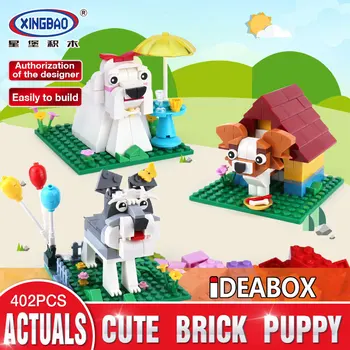 

XINGBAO 18002 The Creator Expert Cute Animal Dog Sets Bricks Blocks Educational Toys For Children As Gifts