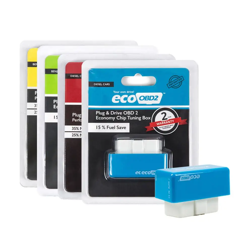EcoOBD2 и Nitro OBD2 бензиновая вилка привод производительность для Benzine Eco чип-тюнинг ЭБУ