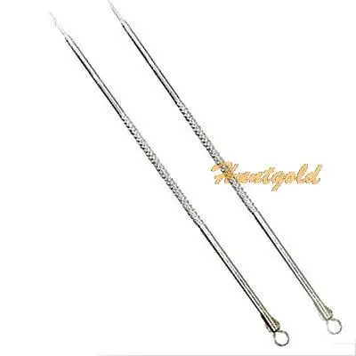 

2pcs Facial Safe Skin Cleaner Needle Pin Blackhead Acne Whelk Comedone Remover
