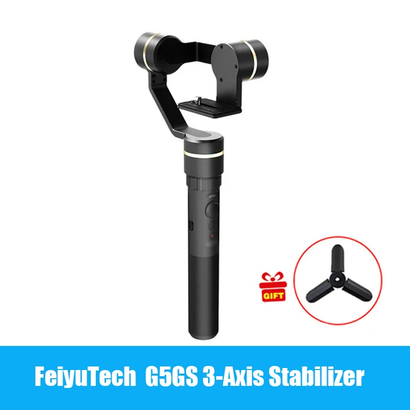 Feiyu G5GS Gimbal 3 оси Bluetooth ручной стабилизатор для sony AS50 AS50R sony X3000 X3000R Камера брызг для 130 г-200 г - Цвет: G5GS