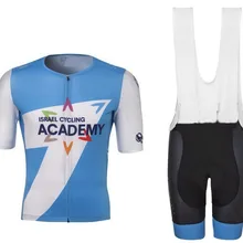 Israel Велоспорт Academy Team 4 цвета мужские велосипедные Джерси с коротким рукавом велосипедная одежда с нагрудником Шорты Ropa Ciclismo