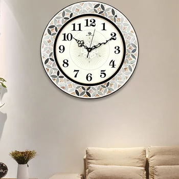 

Oclock Large Decorative Mirror Wall Clock Home Decor Vintage European Luxury Clock Modern Shabby Chic Farmhouse Kol Saati WKP440