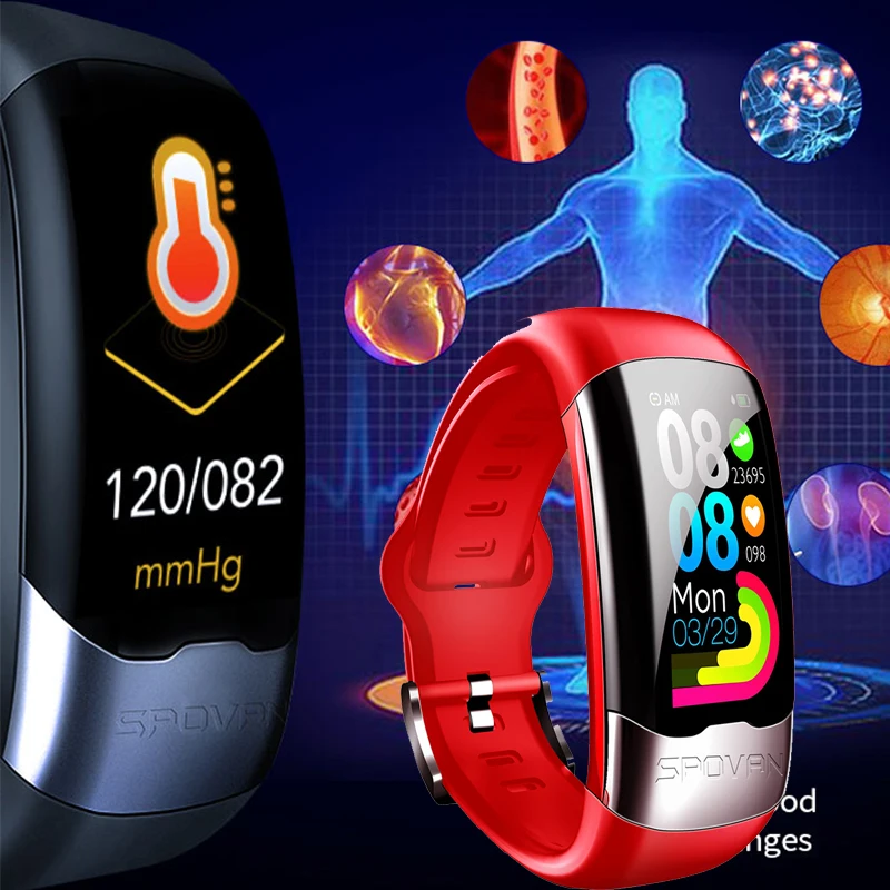 

Smart Wristband Fitness Bracelet Monitor Wristband 1.14 TFT ECG Sports Watch Smart Fashion Bracelet Heart Rate For GIfts Xiaom