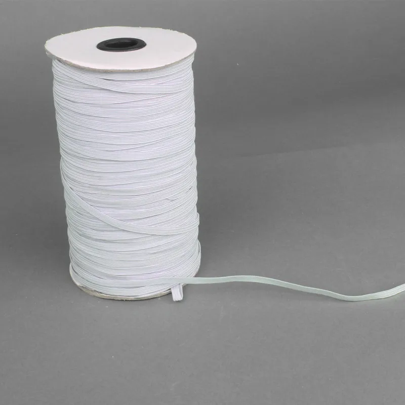 

Promotion DIY shoes garment accessories elastic knit webbing 8mm width around 100 yards per roll