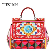 2016 de alta calidad de las mujeres de lujo bolsos de cuero genuino de las mujeres de moda bolso de mano bolso de la señora bolsos de diseño