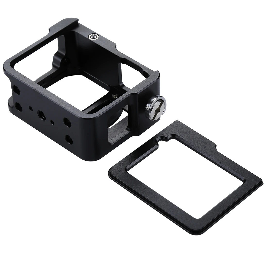 Для GoPro Hero 5, PULUZ защитный чехол-клетка из алюминиевого сплава с УФ-объективом 52 мм