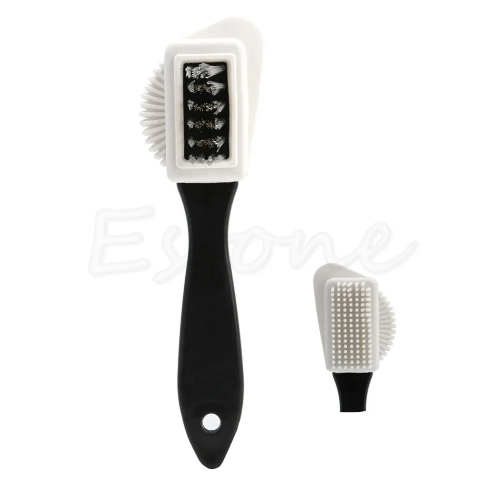 

3-side Cleaning Brush Kit For Suede Leather Nubuck Shoes Boot Cleaner Stain Dust