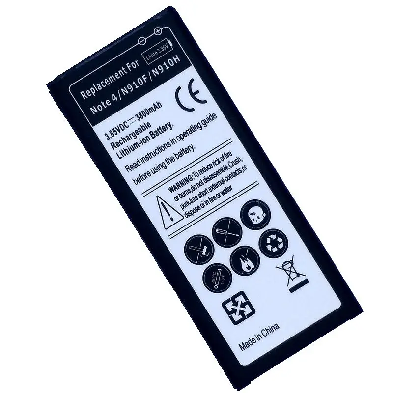 

Lowest in history!!! 1pc Note 4 Battery EB-BN910BBE EB-BN910BBK for Samsung Note 4 note4 N910A N910U N910F N910H battery note4