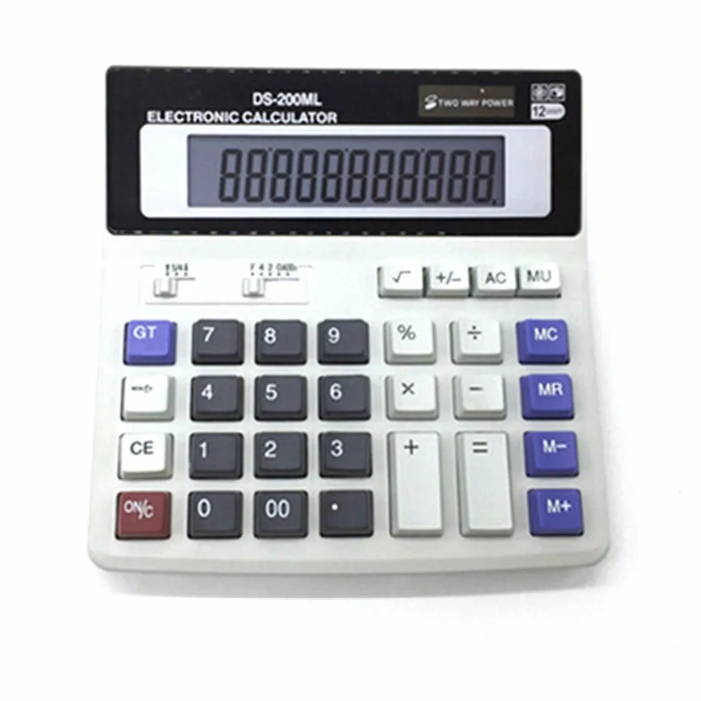 

Multifunctional Big Button Calculator Handheld Silicone Science Pocket Calculator Battery Calculator Office Business
