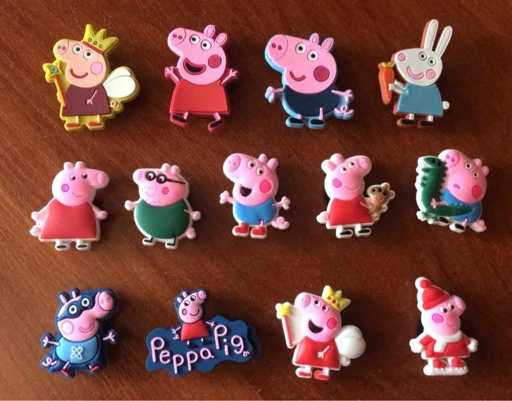 peppa pig croc charm