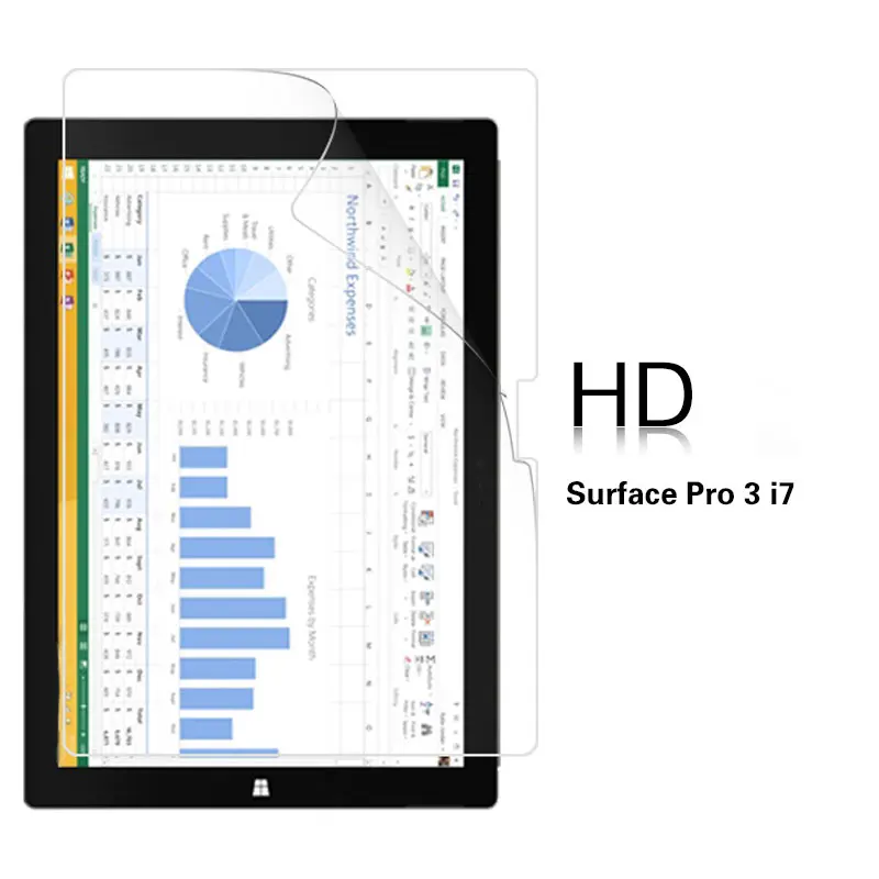 Спереди с антибликовым покрытием пленка матовая для microsoft Surface Pro 3 12 В HD прозрачный глянцевый фильм Экран протектор Tablet крышка пленки Shell