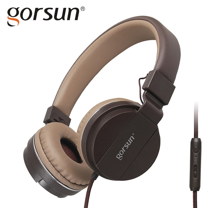 Проводные наушники GORSUN 779 компьютерная игровая гарнитура с разъемом 3 5 мм бас HiFi